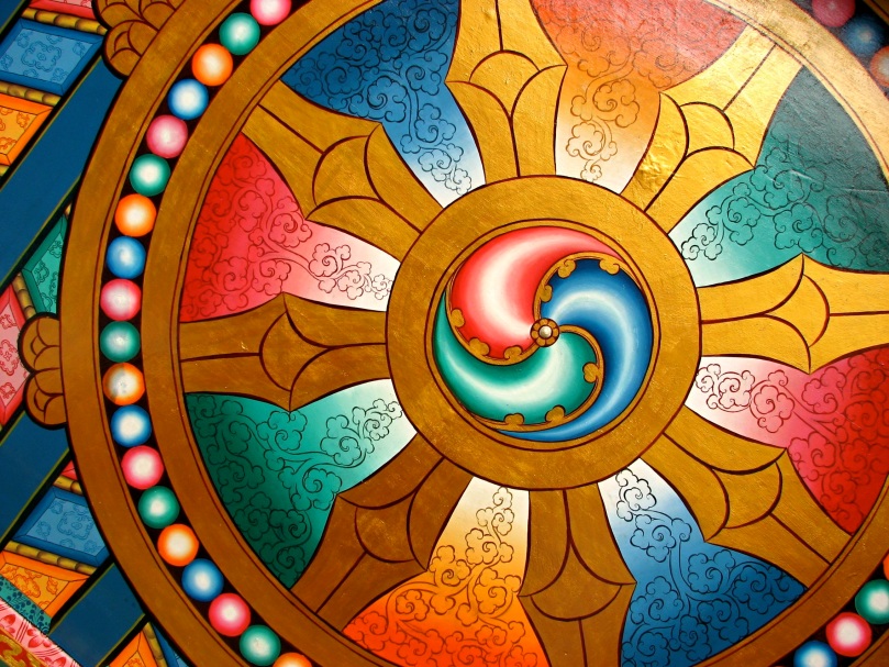 Символ Дхармы колесо