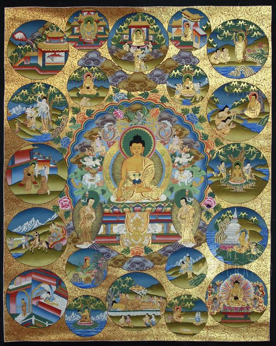 Вся жизнь Будды на одной картинке
